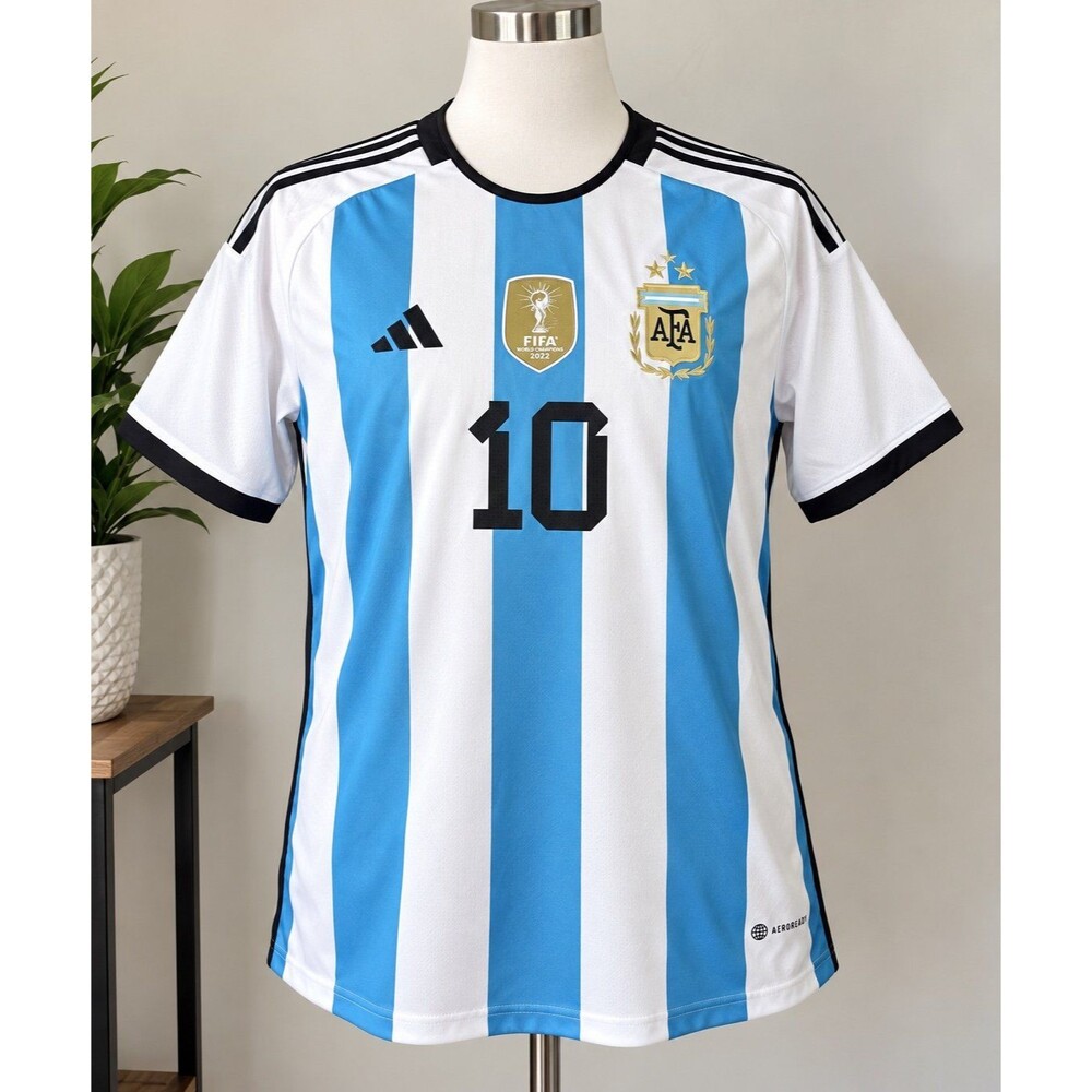 Adidas Argentina Messi #10 World Cup 2022 Jersey XL NWT – Made in Argentina
